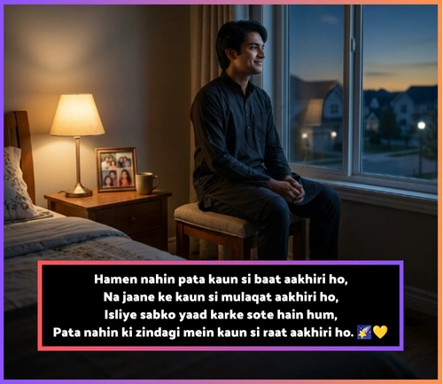 Good Evening Shayari English