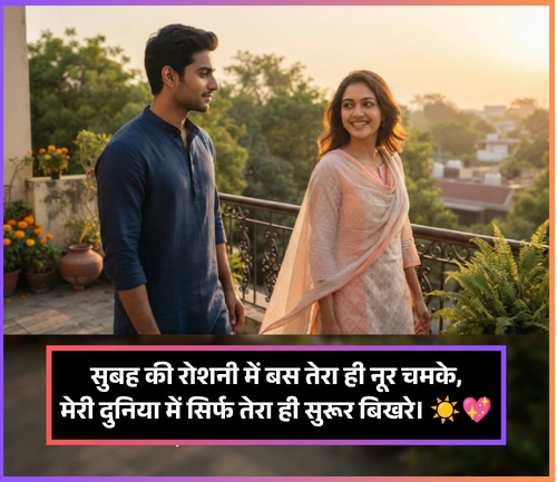 Good Morning Shayari for Gf