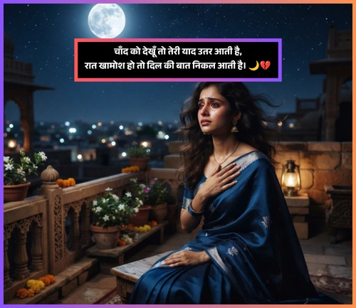 Heart Touching Chand Shayari Gulzar
