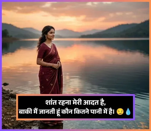 Attitude Shayari for Girls in Hindi