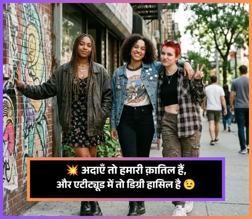 Bad Words Gali Attitude Shayari for Girls