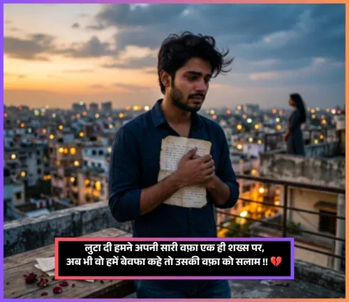 Bewafa Shayari in Hindi Bewafa Shayari in Hindi