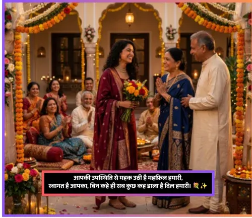 Guest Welcome Shayari in Hindi