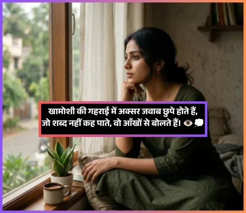 Khamoshi Shayari