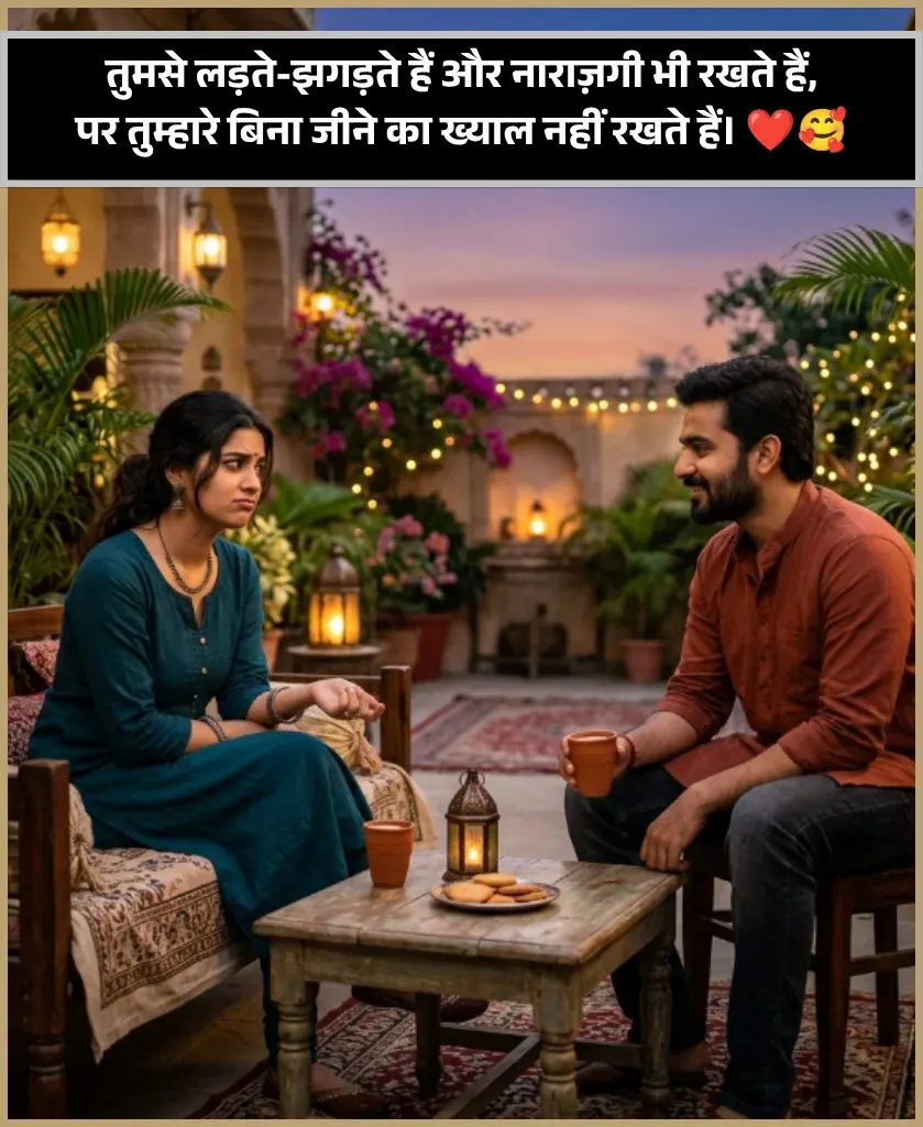 Heart Touch True Love Husband Wife Shayari