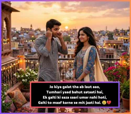 Sorry Shayari in English Sorry Shayari in English