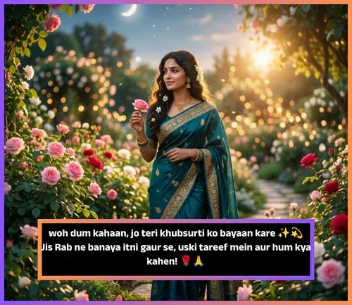 Tareef Shayari for Beautiful Girl in English