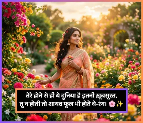 Tareef Shayari for Girl