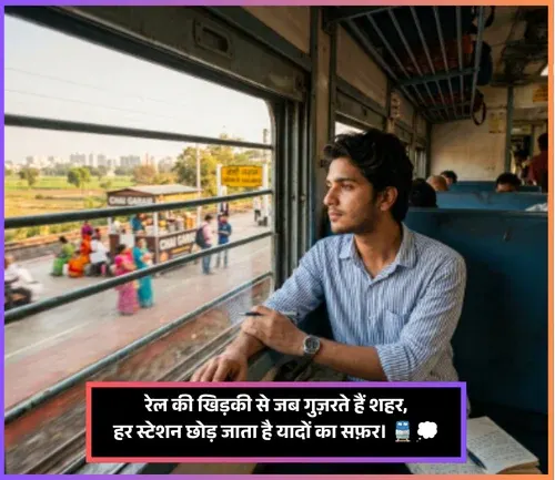 Train Safar Shayari in Hindi