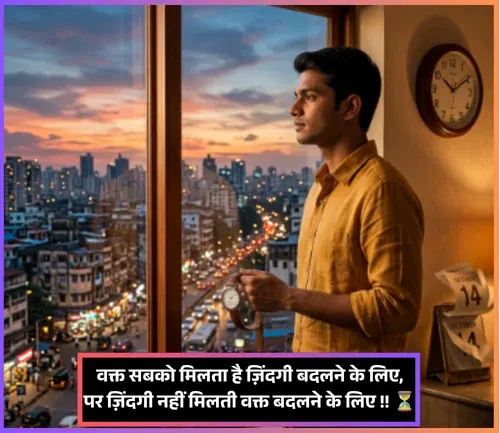 Waqt Shayari in Hindi on Life